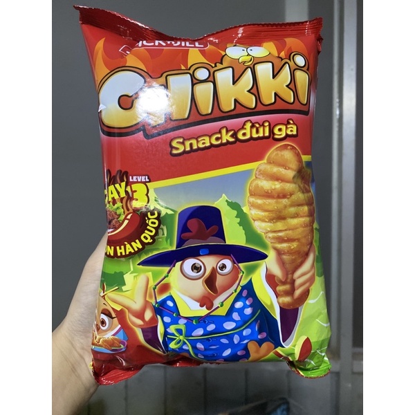 [Bim Bim] Bánh Snack Đùi gà cùng 1 mẹ chớ hoài đá nhau 38g