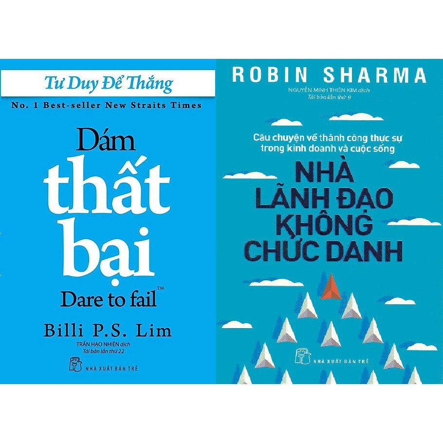 Combo Sách - Dám Thất Bại + Nhà Lãnh Đạo Không Chức Danh - nguyetlinhbook