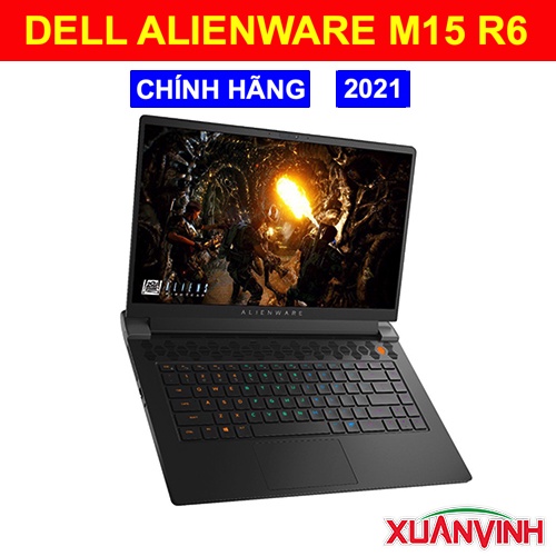 Laptop DELL ALIENWARE M15 R5 (5900HX) R6 I7-11800H 32GB SSD 1TB RTX3060-6GB 15.6" 165HZ WIN10 New 100% Chính Hãng