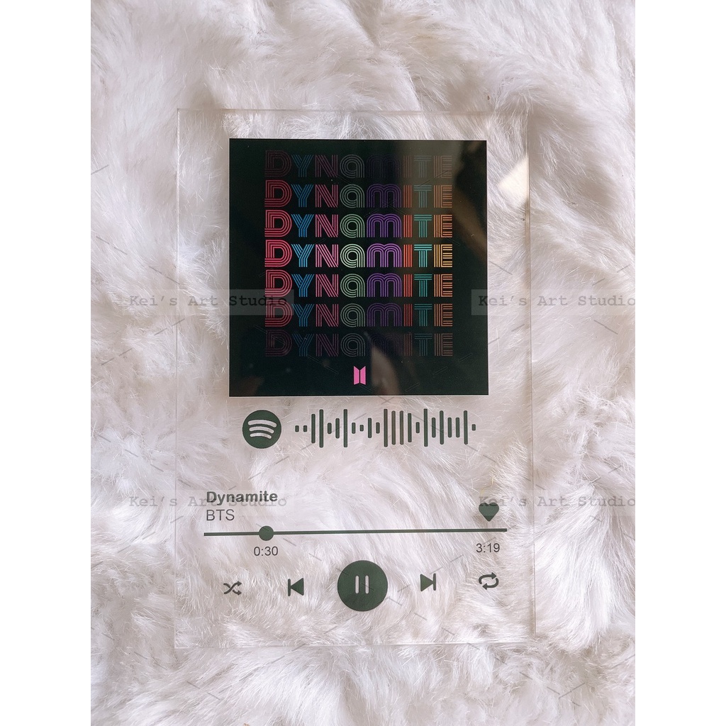KHUNG ẢNH TRONG SUỐT SPOTIFY BTS  : Yet To Come, Born Singer, Run, Butter, Dynamite, Spring day, Agust, Jimin