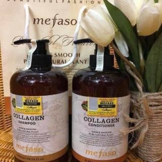 CẶP DẦU GỘI,XẢ COLLAGEN MEFASO CHÍNH HÃNG ( 2 CHAI)