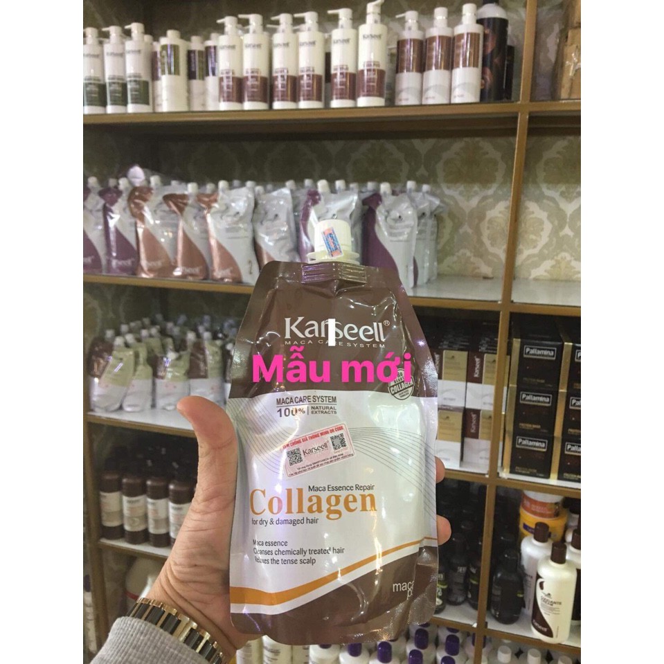 COMBO tặng 5 khẩu trang kháng khuẩn ủ tóc colagel karseel phục hồi tóc-hương nước hoa | BigBuy360 - bigbuy360.vn