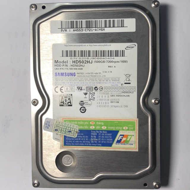 Ổ cứng 500g sam sung