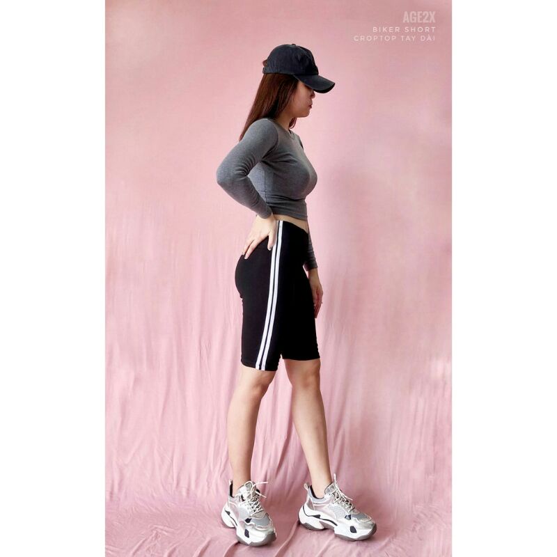 Quần Legging Đùi Borip Nữ VNXK Chính Hãng Hiệu AGE2X.