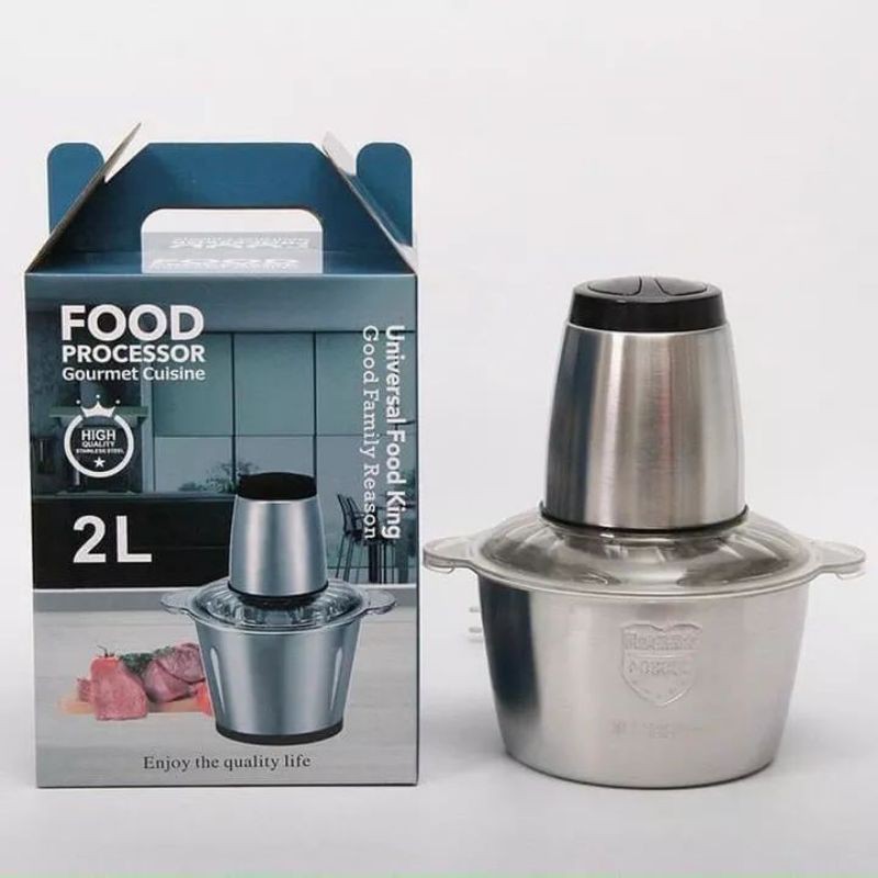 (CHÍNH HÃNG)Máy Xay thịt Đa Năng Cối INOX 304 food processor,