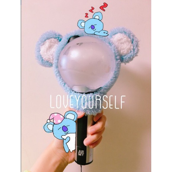 Nắp chụp lightstick in hình nhóm nhạc Hàn Quốc BTS Army