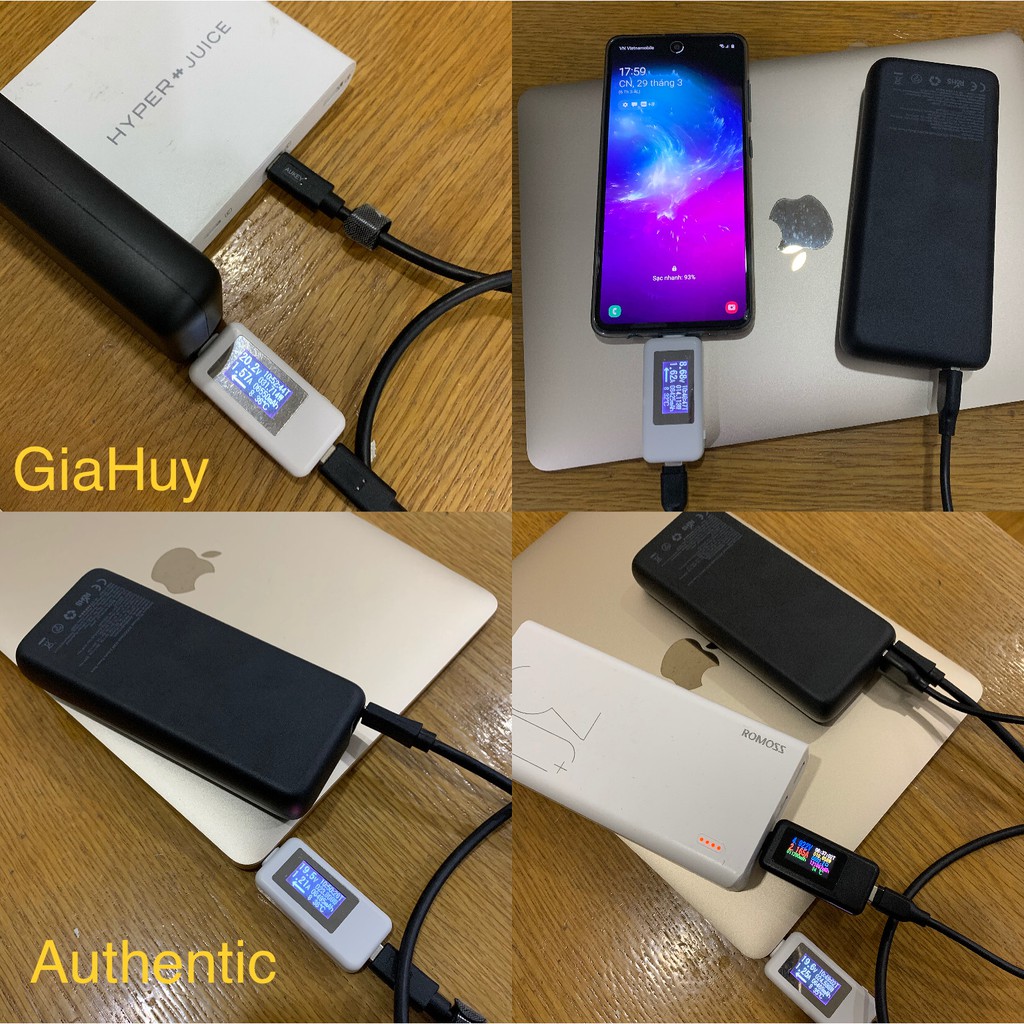 Pin sạc dự phòng Macbook Pro, iPad Pro, iPhone 12 Series RAVPOWER RP-PB201 Pioneer 20000mAh PD 3.0 60W & QC 3.0 18W