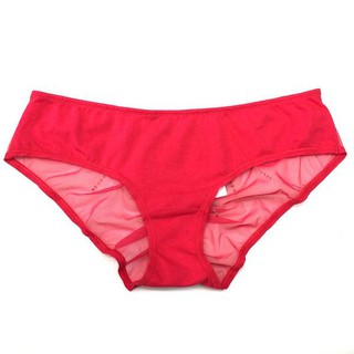 Quần lót nữ cotton phối ren Victoria's secret đỏ ( TH1037 )