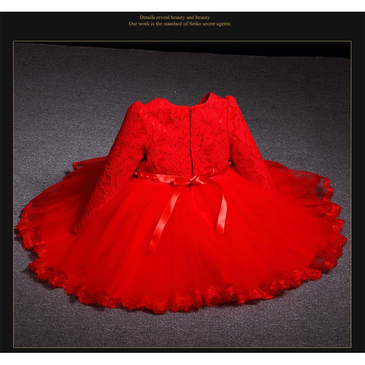 Váy Đầm Công Chúa Dài Tay Cao Cấp Cho Bé Gái 10-32kg (HÀNG QCCC) [DCC02]