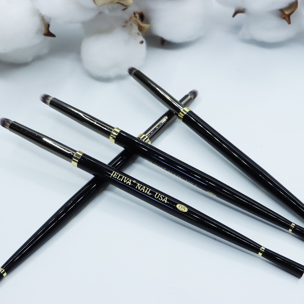 Cọ ombre cọ vẽ móng làm ombre đầu tròn Jeliva Chính Hãng số 05