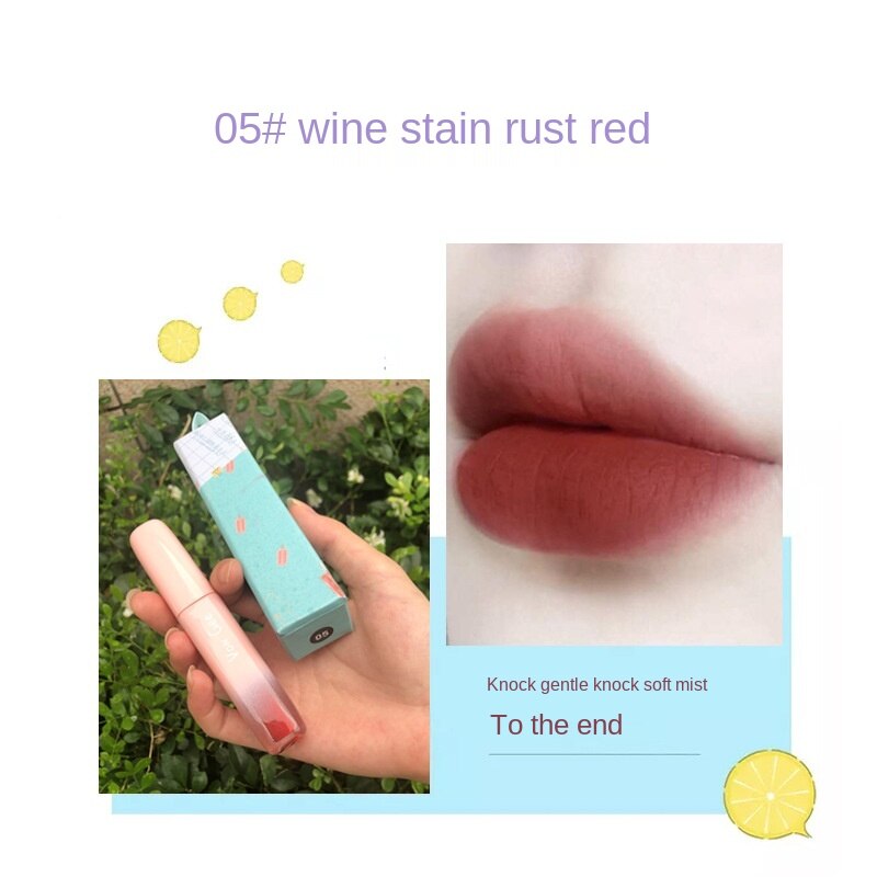 (Hàng Mới Về) son kem Vongee Dưỡng Ẩm Chống Thấm Màu Nhung Mờ Thời Trang | BigBuy360 - bigbuy360.vn