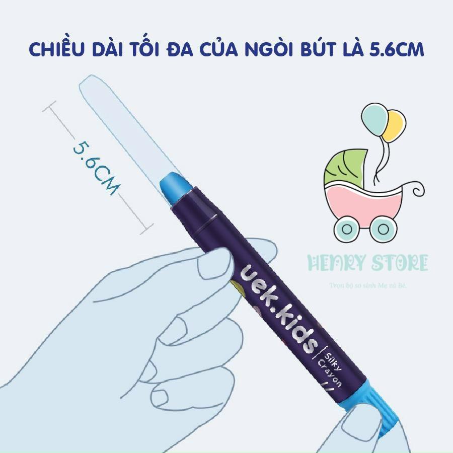 Hộp Bút Sáp Màu UEK - Hàng Chính Hãng - An Toàn Cho Bé - Hộp 24 Bút Màu