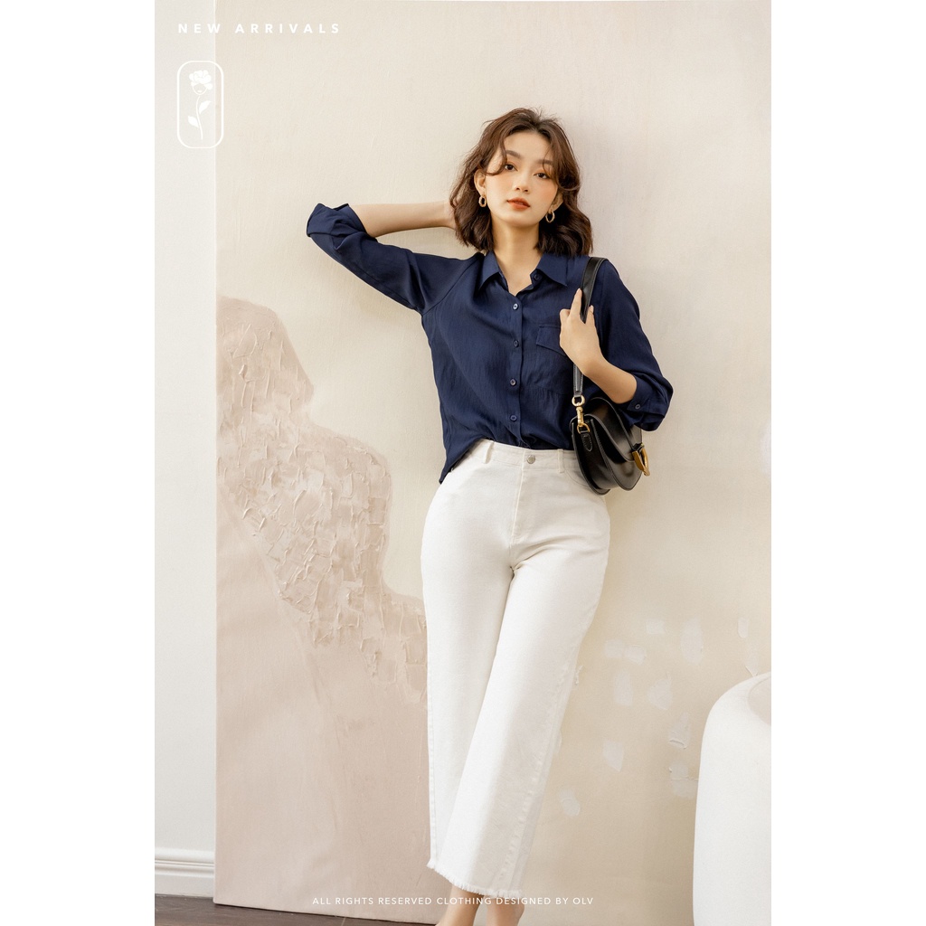 OLV - Áo Navy Basic Chemise
