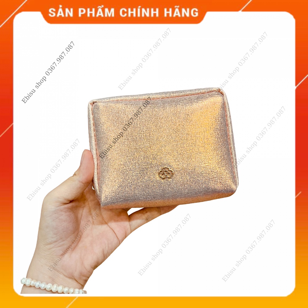 Ví da đựng mỹ phẩm ,son môi siêu xinh The History of Whoo màu hồng