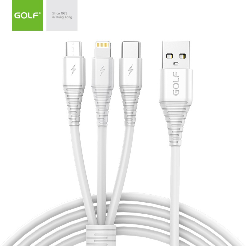 CÁP SẠC 3 IN 1 GOLF GC-65