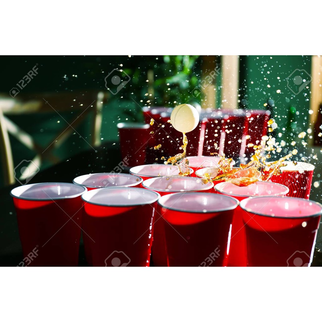 Trò chơi tiệc tùng party bảng đồ uống bia Beer Pong