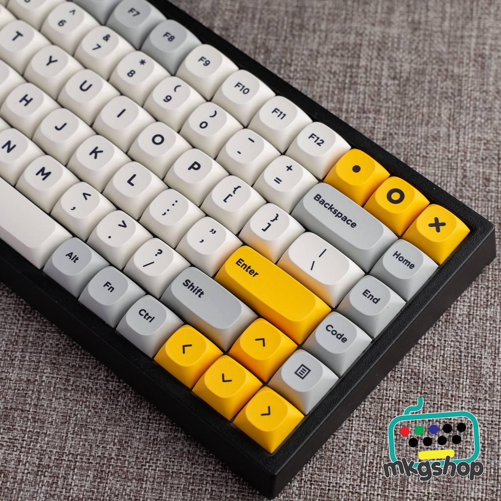 Keycap Heavy Industry nhựa PBT in nhiệt, MA profile, 125 nút bàn phím cơ
