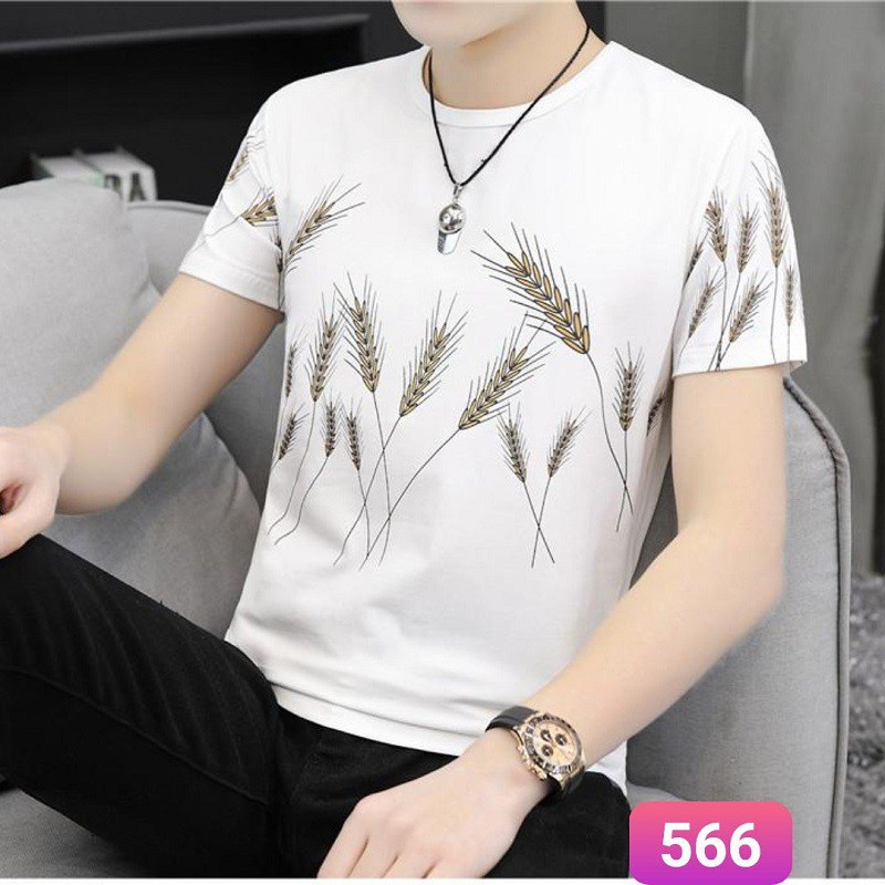 Áo Thun Nam Tay Ngắn🔺FREESHIP🔺 Áo Phông Nam Tay Ngắn Cổ Tròn Cao Cấp Mã: NA566 - Hàng nhập khẩu