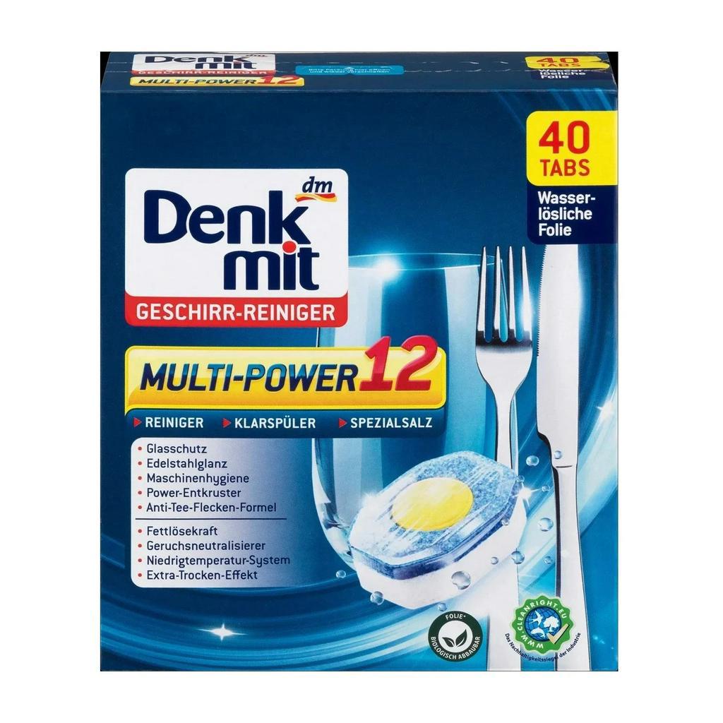 Viên rửa bát DENKMIT 40 viên hàng Đức chính hãng