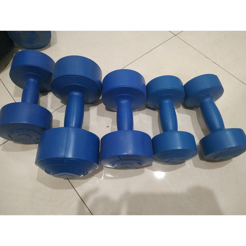 Tạ Nhưa Tập Cơ Tay Tập Gym Tại Nhà Giá Rẻ 1kg, 2kg, 3kg, 4kg, 5kg, 6kg, 7kg, 8kg