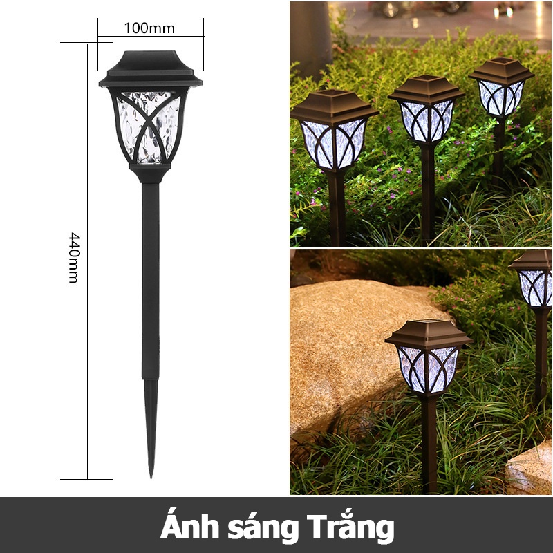Đèn cắm đất năng lượng mặt trời trang trí sân vườn Pha Lê PLV