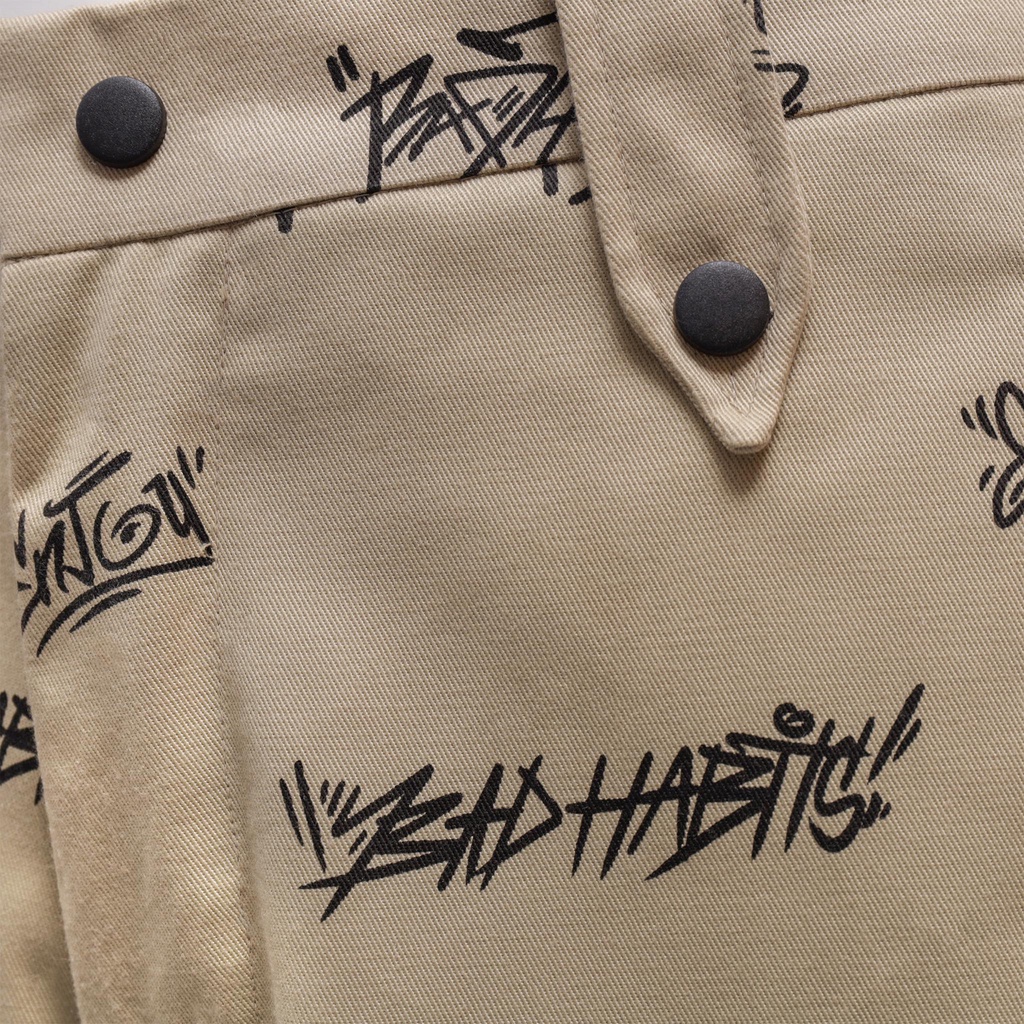 Quần Bad Habits TAG STYLE KHAKI PANTS - Local Brand chính hãng