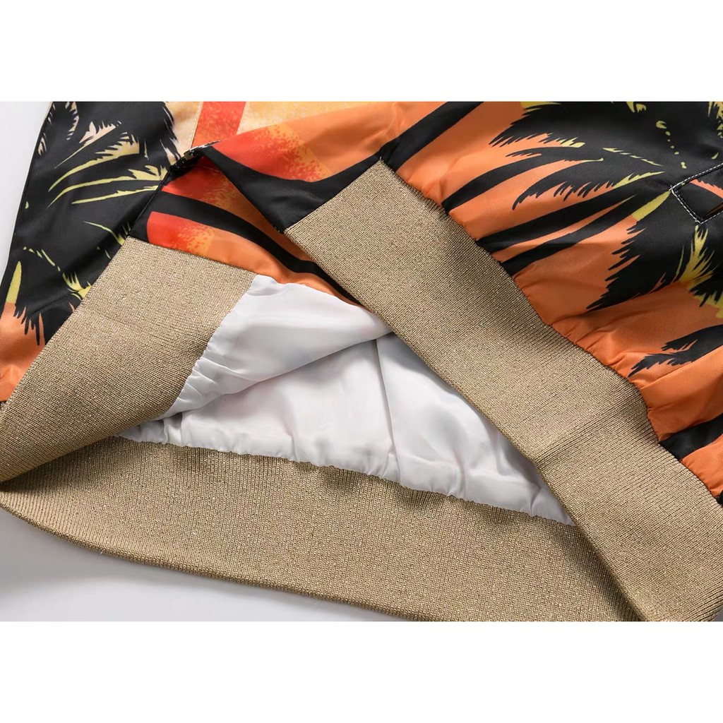 Áo bomber cây dừa giống BTS, Seungri ( Big Bang)