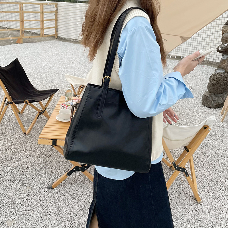 Túi tote Đeo Vai Cỡ Lớn Phong Cách Cổ Điển Thời Trang Cho Nữ