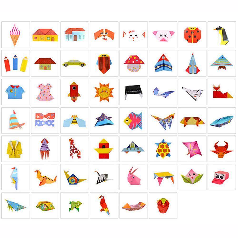 Giấy Xếp Hình Origami 3D Hình Động Vật Sáng Tạo Cho Bé