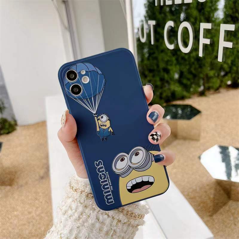 Ốp Điện Thoại In Hình Minions Sang Trọng Cho iPhone 13 12 11 Pro Max 12 XR X XS Max 7 8 Plus