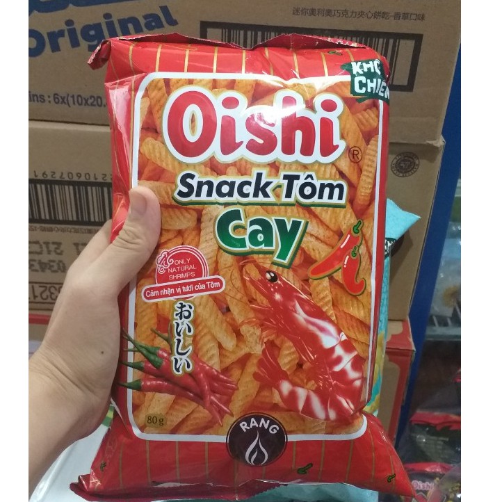 Bim bim Oishi các vị gói 80g