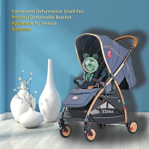 Quạt Mini Kẹp Trên Xe Đẩy Em Bé/Xe Đẩy Em Bé Có Thể Sạc Lại Được