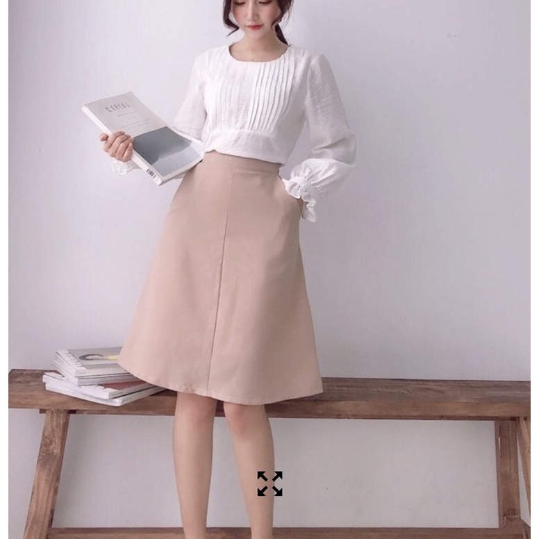 áo váy công sở hàn quốc