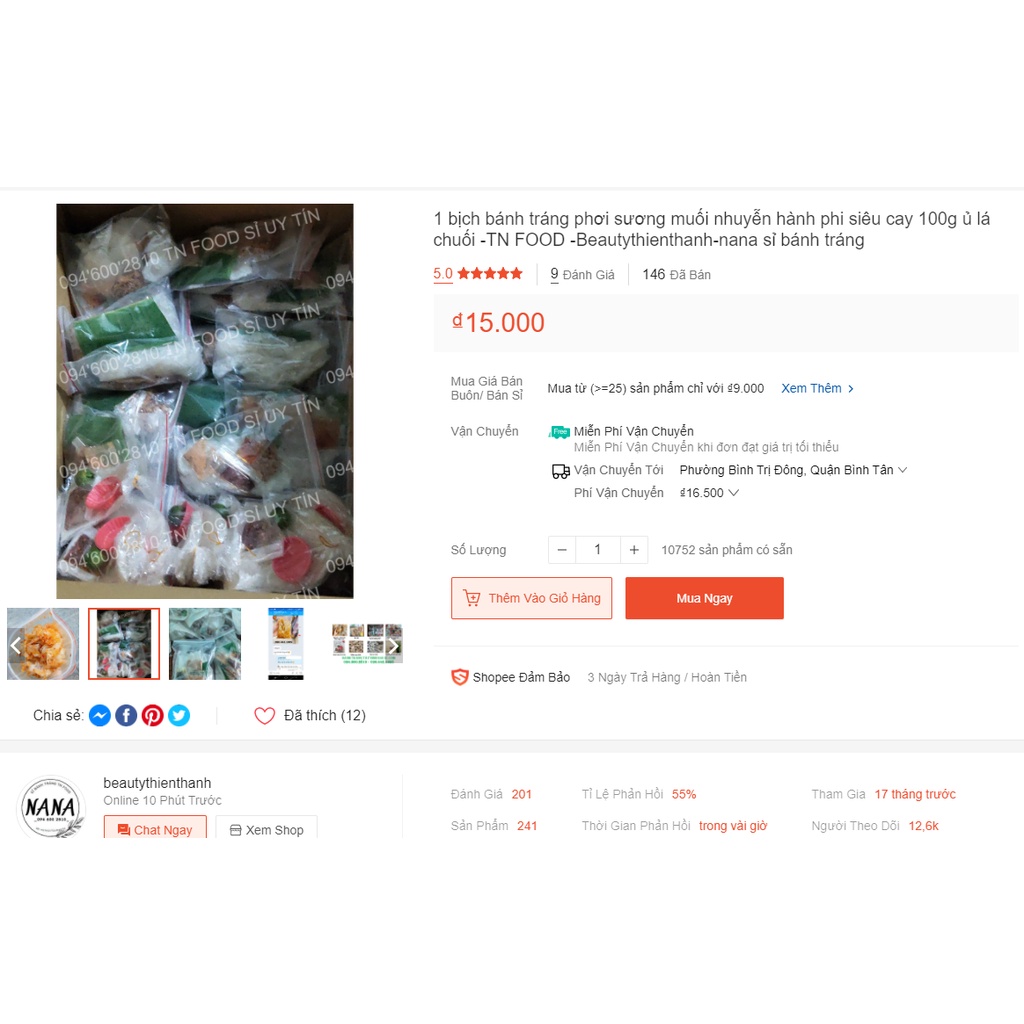 5kg bánh tráng rìa phơi sương, dẻo -TN FOOD-mềm, k chua. loại 1.Sỉ uy tín tại Nana sỉ bánh tráng-Thienthanhofficialstore