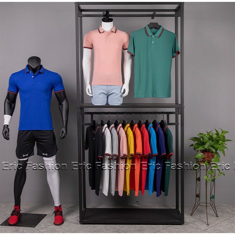 Áo polo nam nữ Eric Fashion, áo thun nam nữ cộc tay form rộng thể thao, áo phông cặp có cổ tay lỡ đẹp | BigBuy360 - bigbuy360.vn