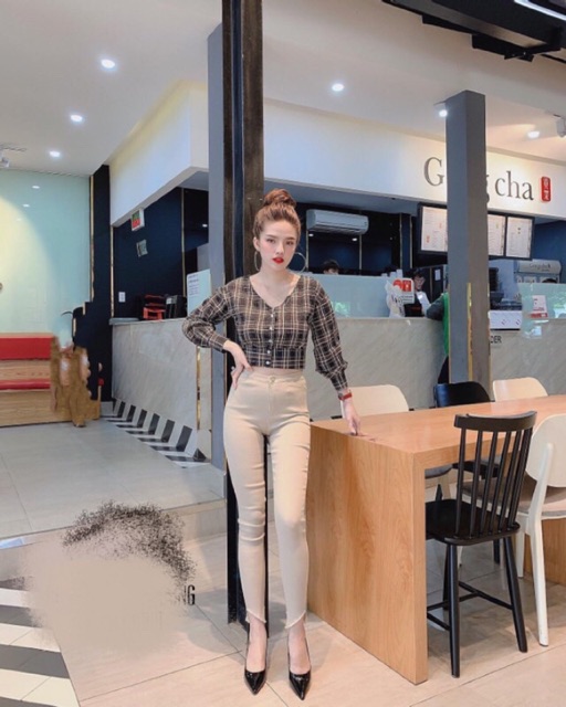 QUẦN SKINNY GẤU XÉO SIÊU GIÃN MS17354