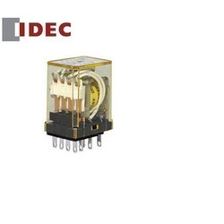 Rơ le kính trung gian IDEC RY4S-UL 14 chân dẹt AC220V DC24V DC12V Kèm đế rơ le