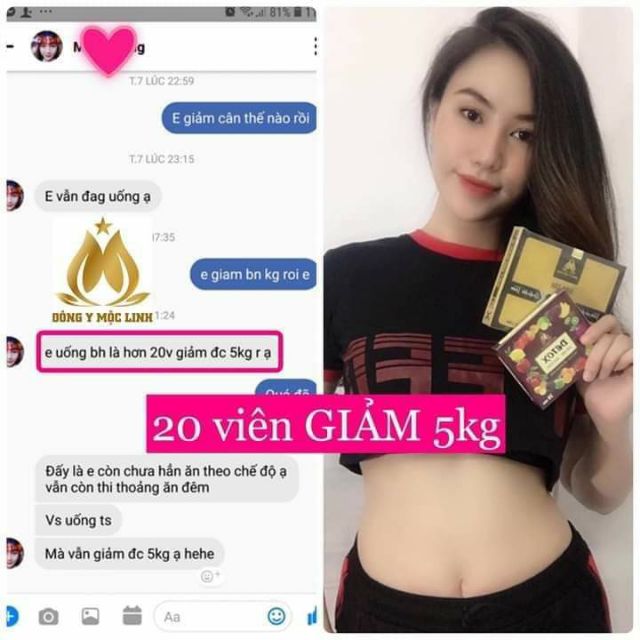 Giảm Cân Slim X3 Đông Y Mộc Linh (Tặng 1 hộp detox tan mỡ ban đêm ,free ship liên hệ Shop) | BigBuy360 - bigbuy360.vn