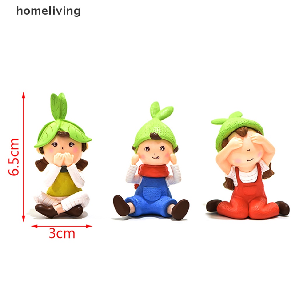 Tượng hình bé gái nhỏ cổ tích đáng yêu dành cho trang trí sân vườn tiểu cảnh thủ công làm quà tặng