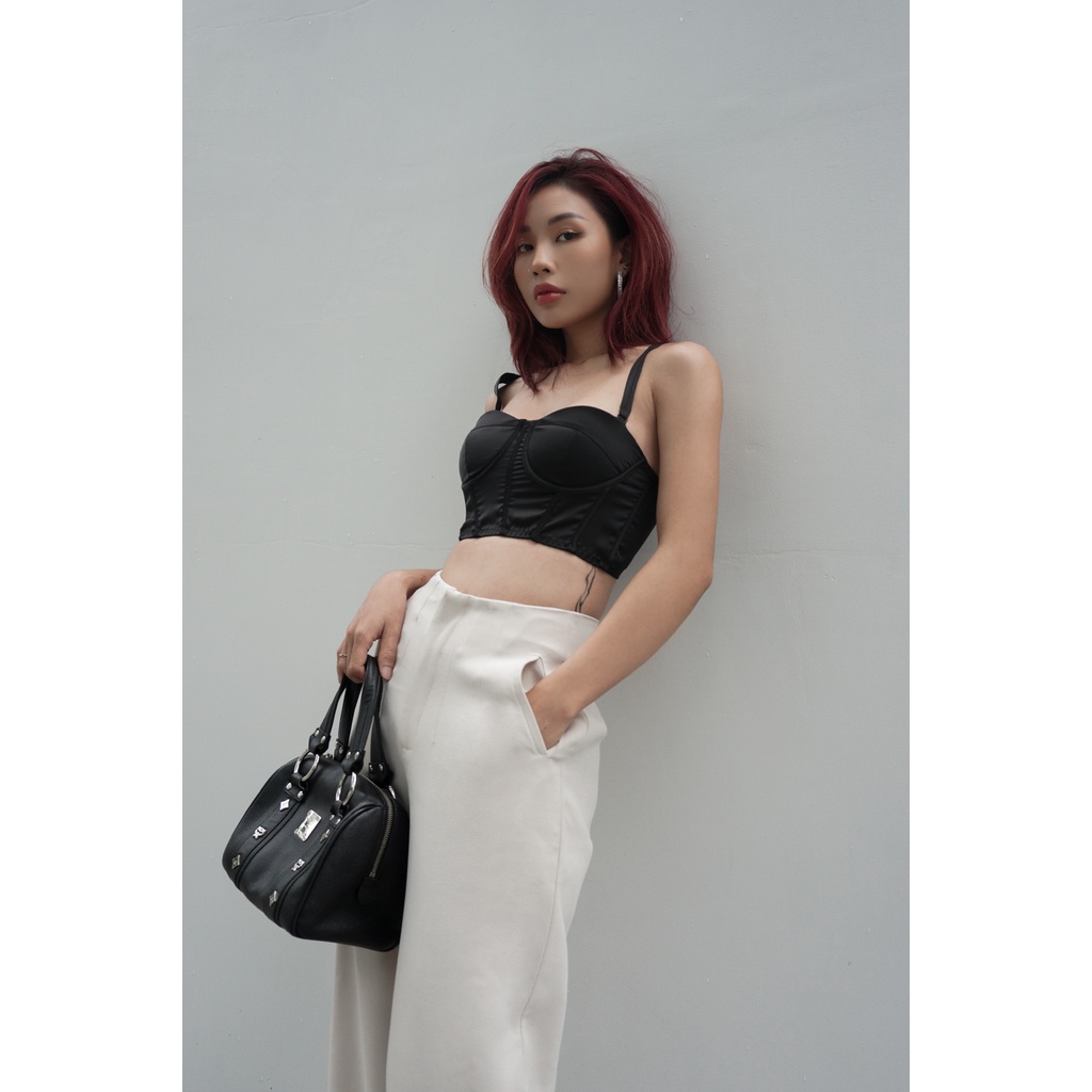 Jane Corset - Áo Bra Top Lụa Cao Cấp Mềm Mại Áo Corset Cúp Ngang Thiết Kế La Perbra Premium