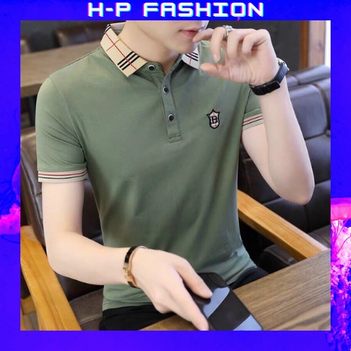 Áo Thun Nam Ngắn Tay Có Cổ  𝐅𝐑𝐄𝐄 𝐒𝐇𝐈𝐏  Áo Phông Nam Đẹp Vải Thun Co Giãn Thời Trang Hpfashion - ATNCT09