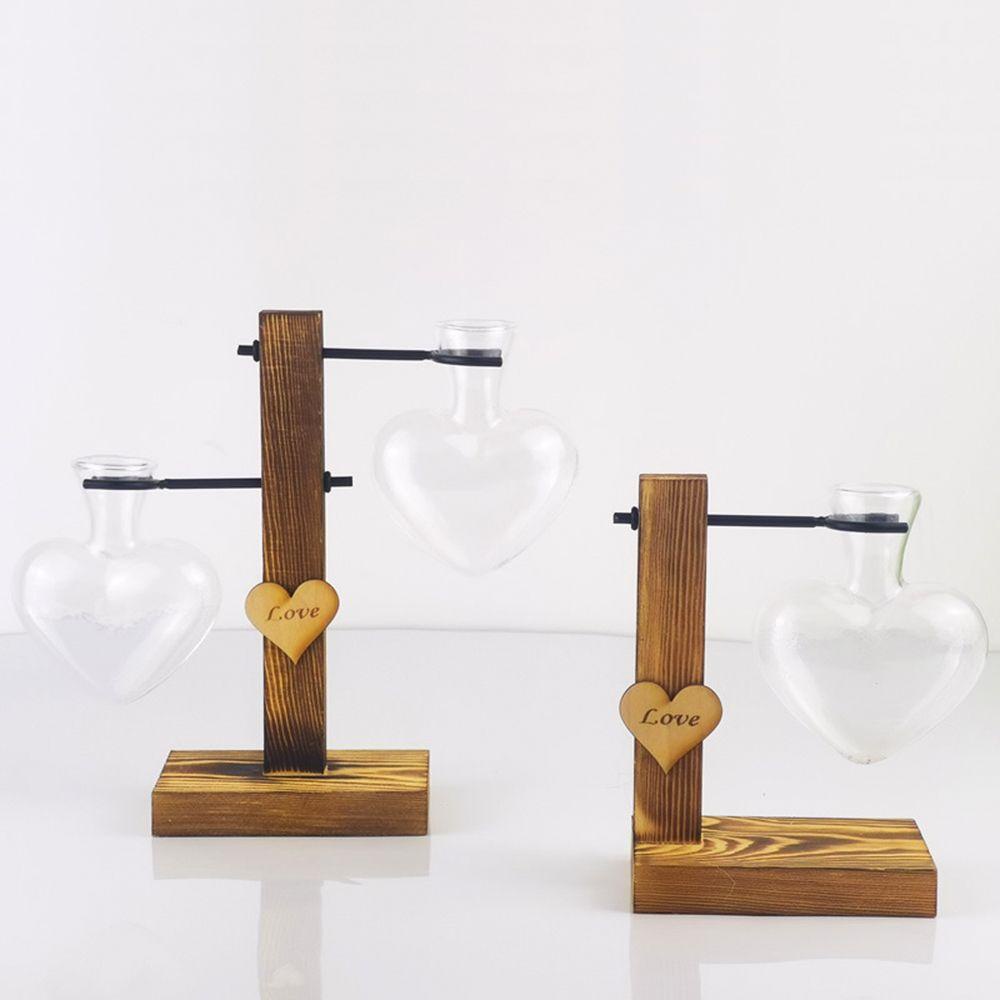 Chậu Hoa Thủy Canh Hình Trái Tim Dùng Trang Trí Nhà Cửa