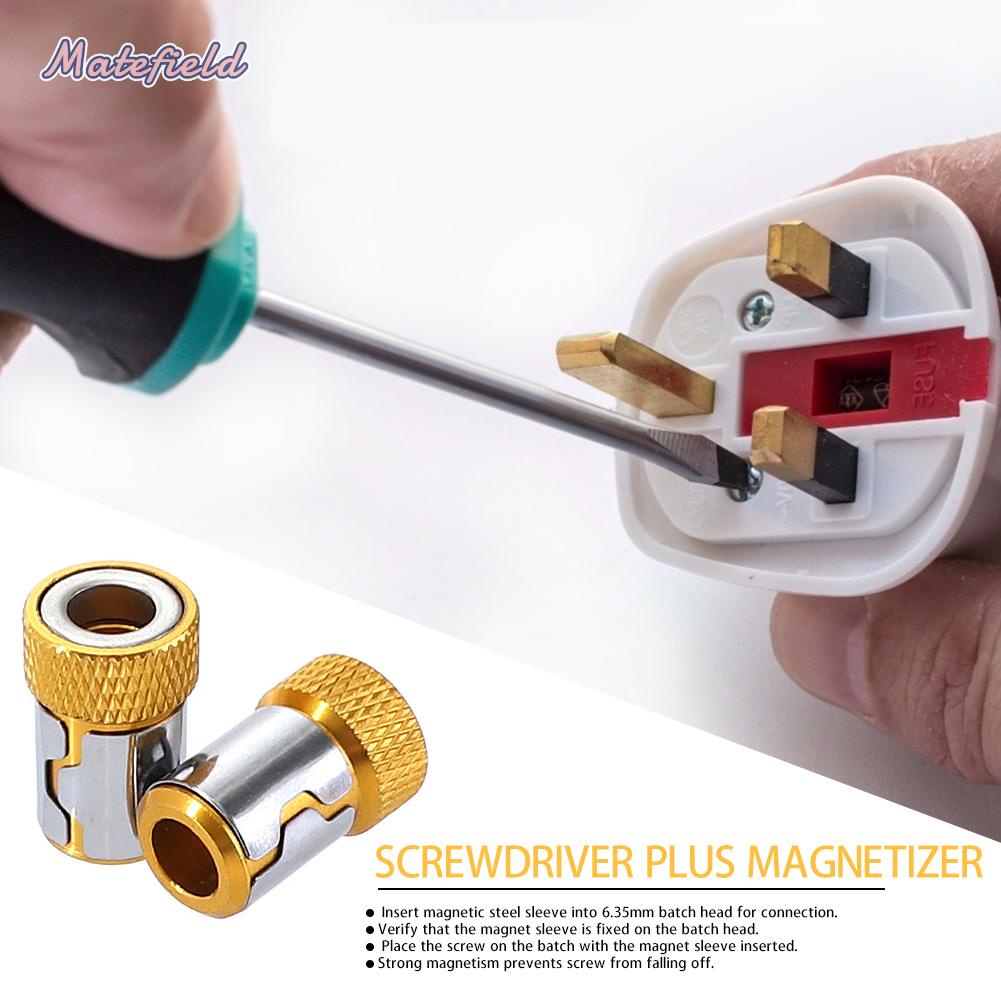 Vòng nam châm gắn mũi tua vít từ tính mạnh mẽ 1/4 inch 6.35mm khóa vặn tiện lợi