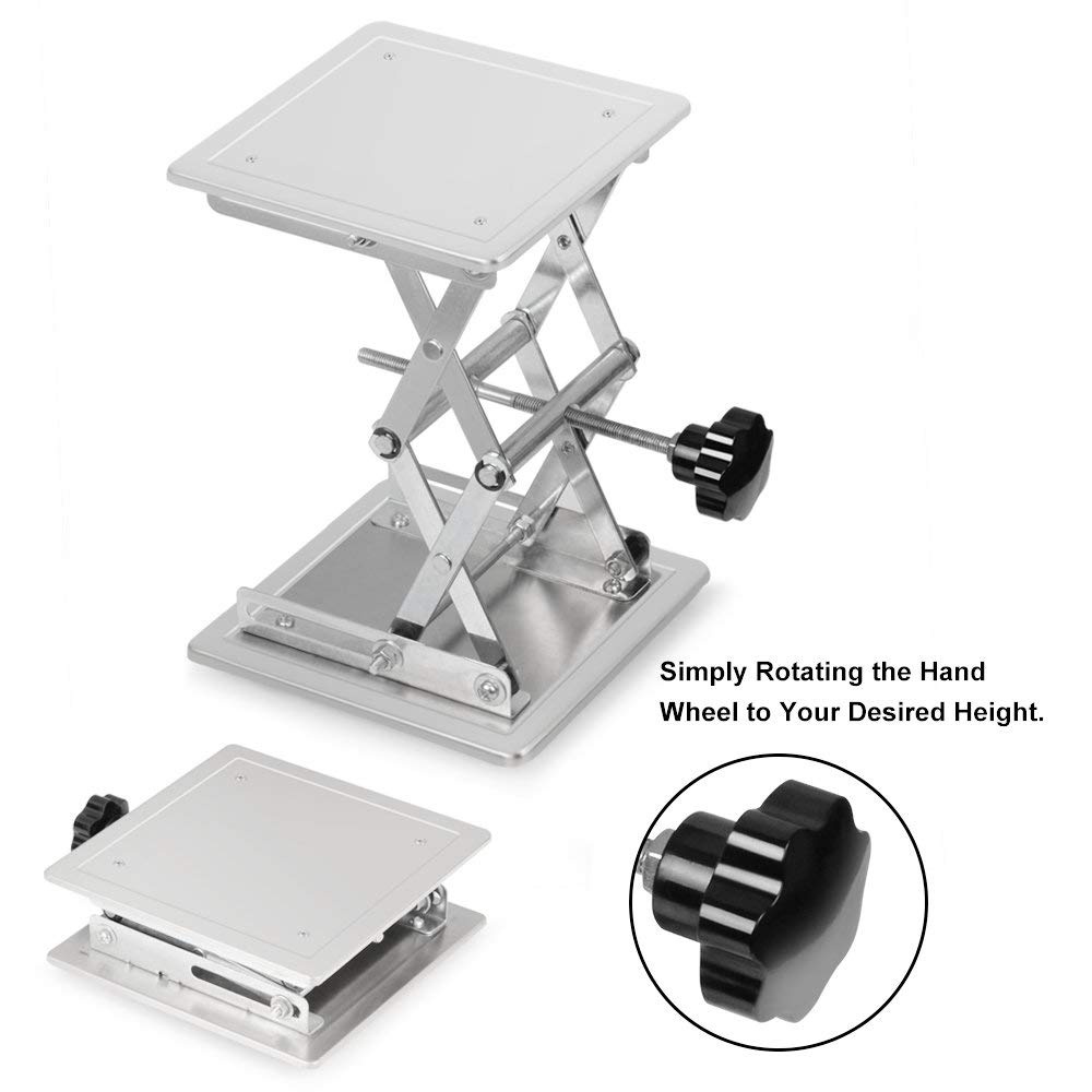 Bàn nâng hạ mini điều chỉnh chiều cao cho phòng thí nghiệm 200x200 mm