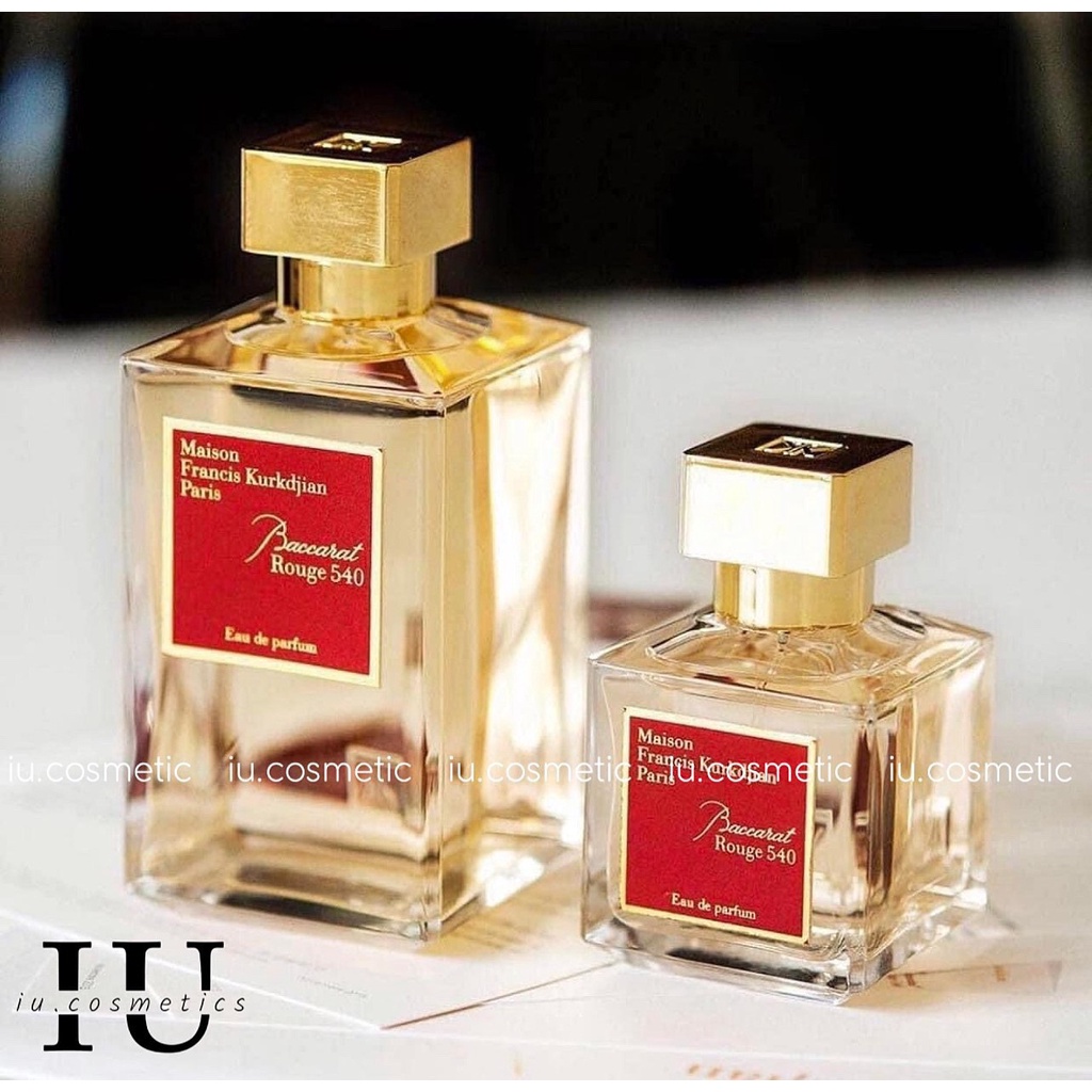 Nước hoa nữ Maison Baccarat Rouge 540 EDP 200ml - Hương thơm quyến rũ ngọt ngào, sang trọng - iu.cosmetics