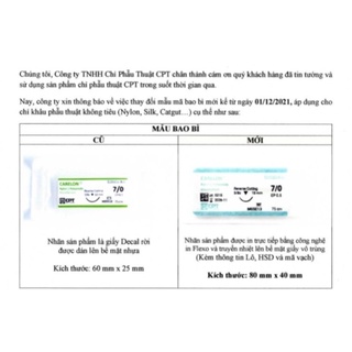 Chỉ Nylon 5/0 CPT - Chỉ cpt5/0 - Chỉ 5/0 cpt - chỉ