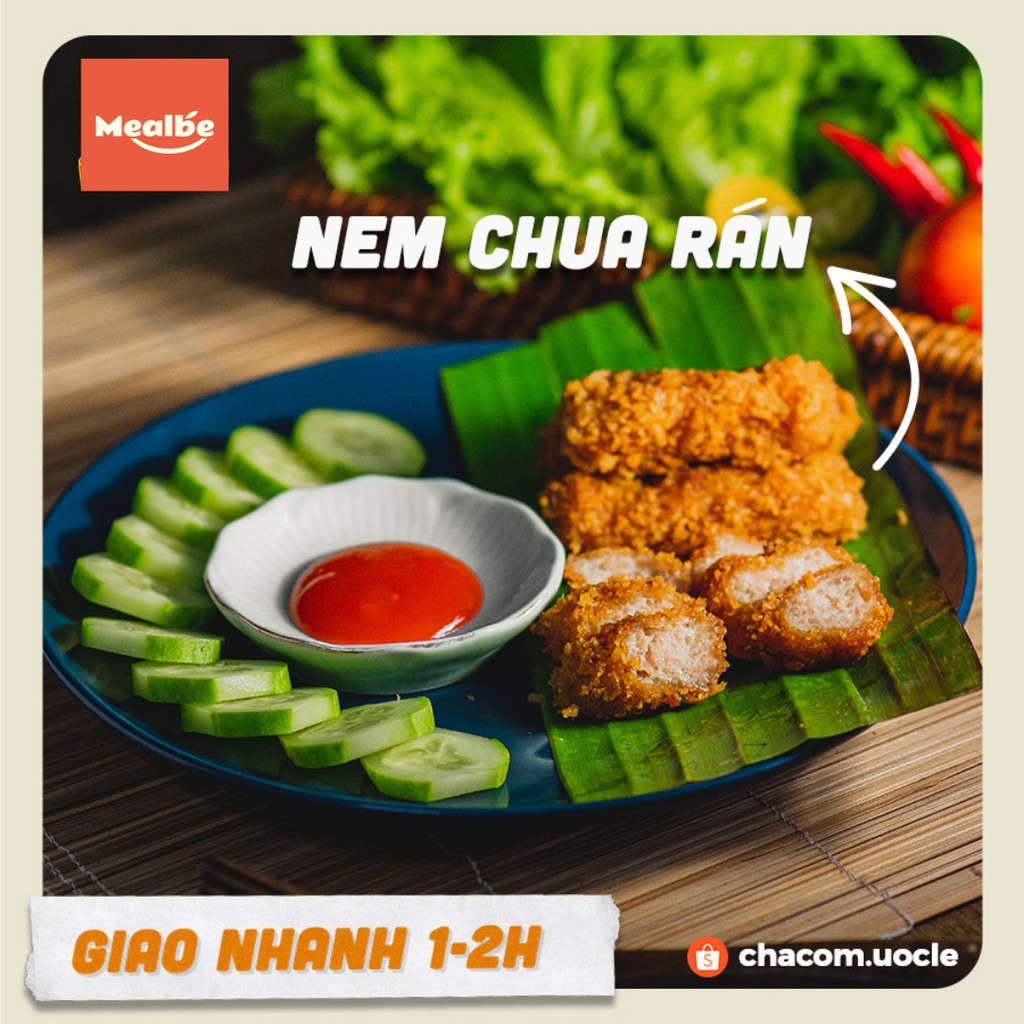 Nem Chua Rán Hà Nội - Tẩm Bột Chiên Xù, Đồ ăn vặt giao hỏa tốc nội thành HCM