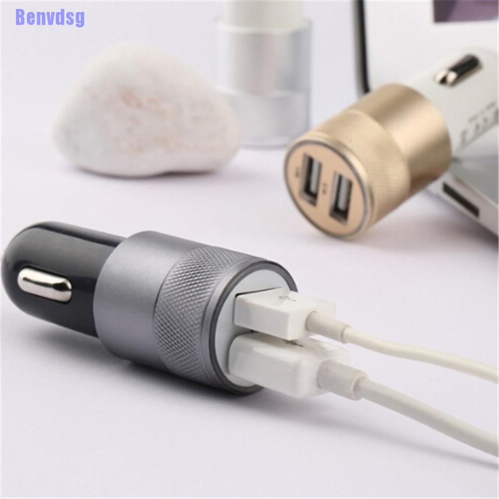 Cốc sạc nhanh 2 cổng USB DC 3.1A mini cho điện thoại