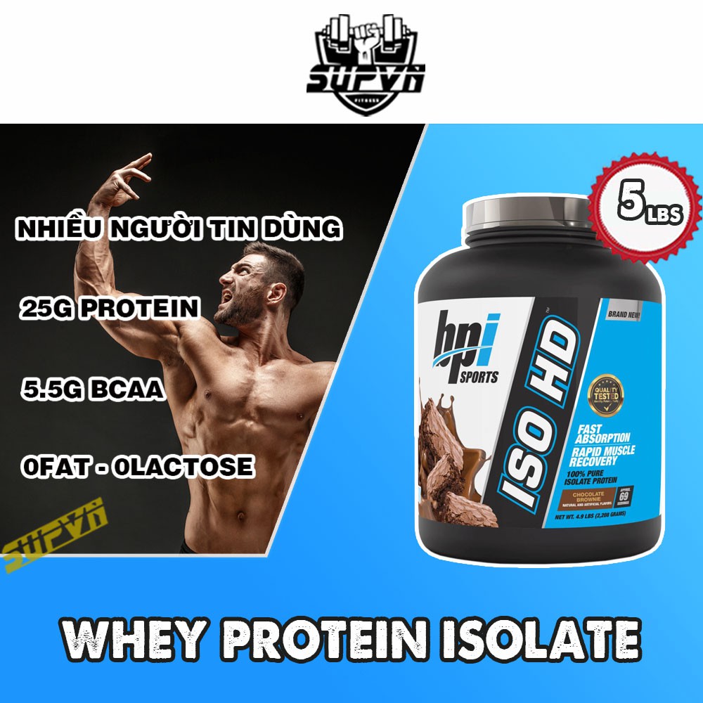 Iso Hd Bpi Sữa tăng cơ bắp Whey Isolate Protein 100% -  ISOHD Bpi sport giá tốt chất lượng cao