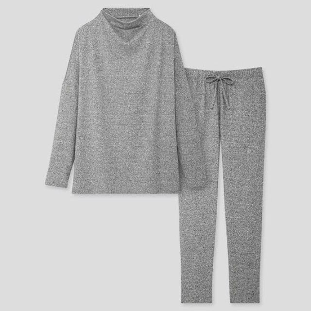 Bộ quần áo nỉ tơ nữ dễ thương dòng Soft Knitted Jersey của UNIQLO